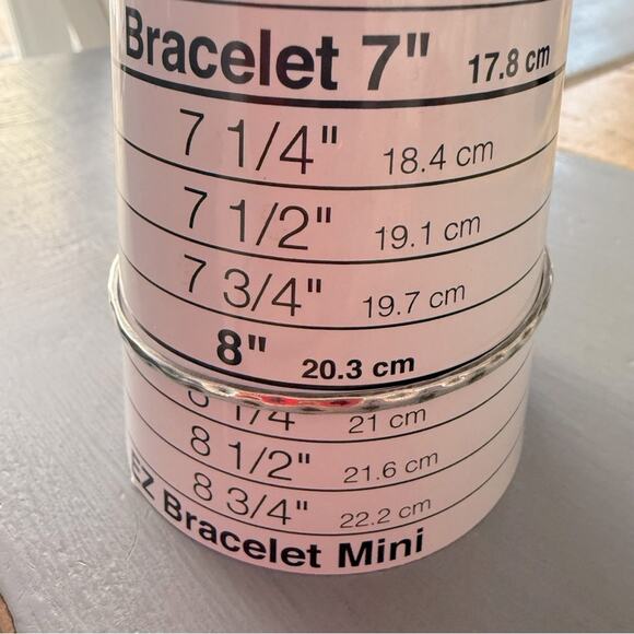 925 Hammered Sterling Silver Bangle Bracelet - Picture 7 of 7